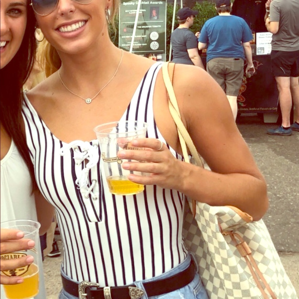 Stripped bodysuit